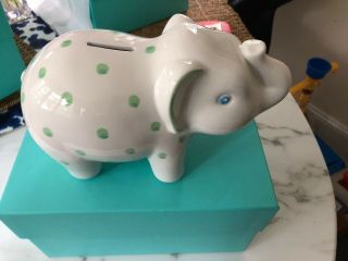 Tiffany Ceramic Childrens Elephant Money Box
