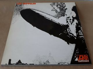 Led Zeppelin Self - Titled 1st Pressing Of Orange Writing Red / Plum Label.  Ex