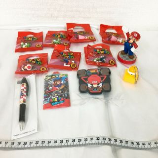 Nintendo Mario Figure Strap Rubber Light Touch Pen Japan Anime Game H10