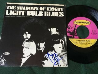 Shadows Of Knight 1966 45 Picture Sleeve Autographed By Jim Sohns