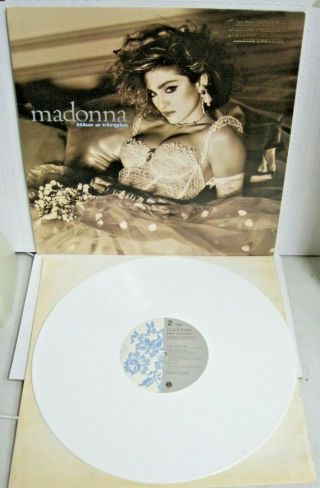 Madonna Like A Virgin White Vinyl 1984 Promo Only Near Rare L@@k