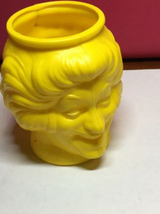 Vintage 1981 Mcdonald’s Ronald Mcdonald Plastic Yellow Drink Cup