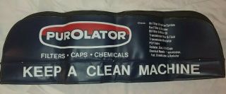 Vintage Purolator Oil Filter Advertising Fender Cover Mechanic Shop Auto Repair