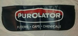 Vintage Purolator Oil Filter Advertising Fender Cover Mechanic Shop Auto Repair 2