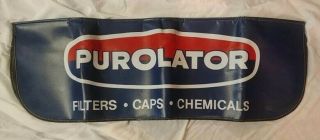 Vintage Purolator Oil Filter Advertising Fender Cover Mechanic Shop Auto Repair 3