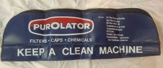 Vintage Purolator Oil Filter Advertising Fender Cover Mechanic Shop Auto Repair 6
