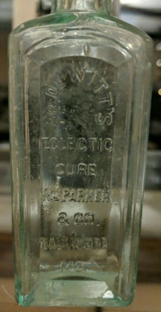 Rare Dr DeWitt ' s Electric Cure W J Parker & Co Baltimore Maryland MD 4
