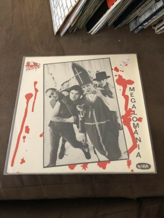 The Blood - Megalomania 7” 1st Press Vinyl Ep Discharge Gbh Adicts