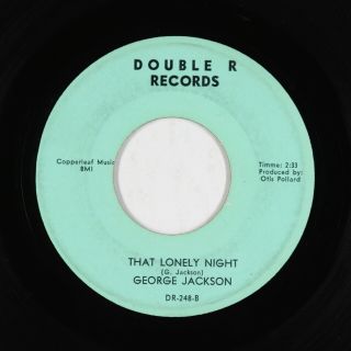 Northern Soul 45 - George Jackson - That Lonely Night - Double R - Mp3
