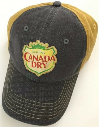 Canada Dry Baseball Cap Hat Real Ginger Real Relaxing
