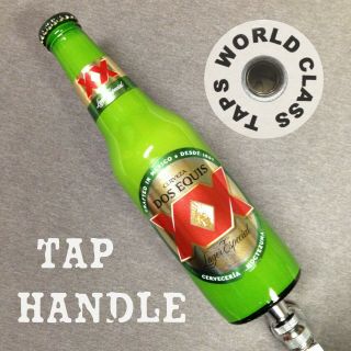 Unique Xx Dos Equis Beer Tap Handle Lime Green Upcycled Marker Tappper Knob