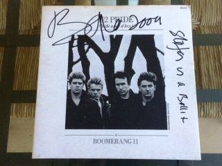 U2: Pride (in The Name Of Love) - Signed / Autographed Twice By Bono In London