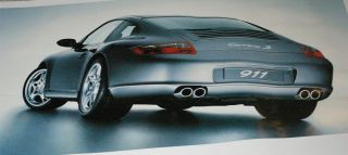 2004 2 different Factory Porsche Posters 911 Carrera S Silver 2 Door Hard tops 3