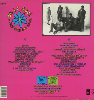De La Soul - 3 Feet High And Rising ' 89 LP UK ORG Jungle Brothers Q - Tip 2