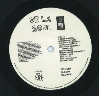 De La Soul - 3 Feet High And Rising ' 89 LP UK ORG Jungle Brothers Q - Tip 6