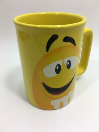 Two Officially Licensed 2011 M&M ' s Yellow and Red Coffee Mugs 7