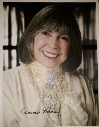 Anne Rice Autographed 8x10 Color Photo Interview With A Vampire