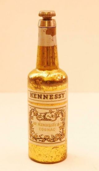 Vintage Hennessy Cognac Mini Bottle Push Button Opener Made West Germany Tra5 - 4