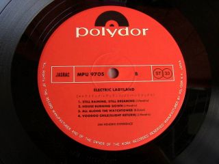 JIMI HENDRIX EXPERIENCE ELECTRIC LADYLAND POLYDOR OBI INSERT GF JAPAN 2 LP 3