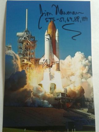 James Newman (jim) Authentic Hand Signed Autograph 4x6 Photo - Nasa Astronaut