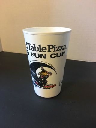 Round Table Pizza Vintage Collectible On The Go Fun Cup Pepsi Plastic 2