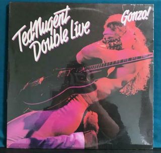 Ted Nugent Double Live Gonzo Org 1978 2 - Lp Set Santa Maria 1st Pressing