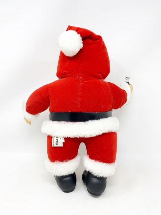 Vintage 1988 RICH ' S Coca Cola Santa Claus Christmas Figure Doll Dakin 2