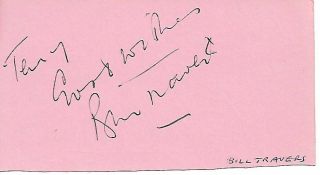 BILL TRAVERS (d1993) Born & RUBY MILLER (d1976) Gaiety Girl Signed page 3