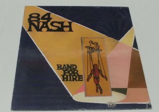 84 Nash - Band For Hire Lp Rare Indie Alt Rock 1999