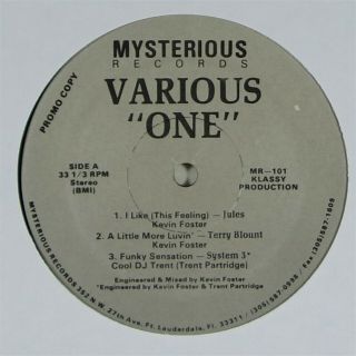 V/a " Various One " Obscure Random Rap Ep Mysterious Promo Mp3