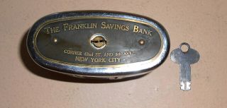 Antique Franklin Savings Bank [corner Of 42 St.  And 8th Ave,  N,  Y,  C,  Untill 1971]