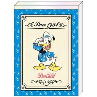 Disney Donald Duck Note Memo Pad A6 Size Character Parade