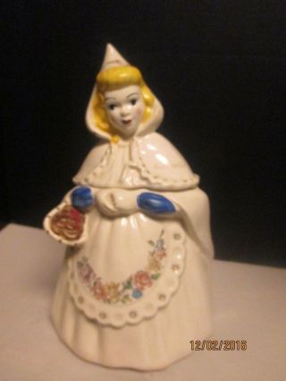 Metlox Vintage Cinderella Cookie Jar Vintage Pottery 1950s[a 5]