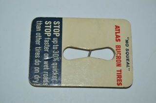 Vintage ESSO Gas Dealer Cardboard Scissors Sharpener Rare EX 2