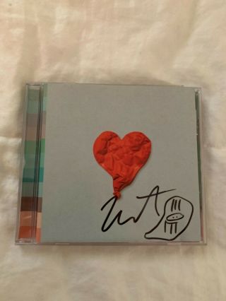 Kanye West Signed 808s And Heartbreak Autograph Cd