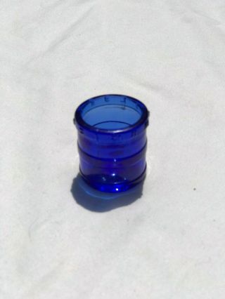 Vintage Wyeth Cobalt Blue Glass Medicine Dose Cup