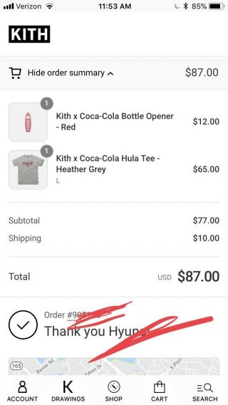 DEADSTOCK Kith x Coca - Cola Bottle Opener SHIPS FAST once In Hand 2