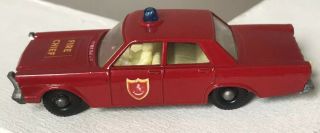Matchbox Vauxhall Cresta - No 59 Ford Galaxie - Fire Chief