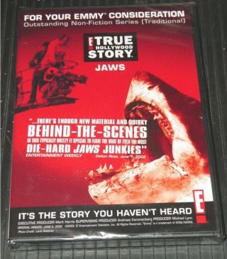 Jaws Very Rare Documentary Dvd - Steven Spielberg - The True Story