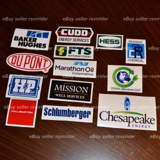 Oil Rig Gasser Hardhat Decal Sticker Set Oilfield Gaswell Natural Gas Oil