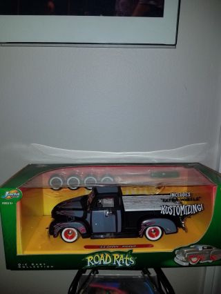 ROAD RATS JADA TOYS 1953 ' 53 DIE - CAST CHEVY PICKUP TRUCK 1:24 W/EXTRA WHEELS 2