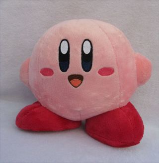 6 " Nintendo Game Kirby Plush Toy Standing Pose Soft