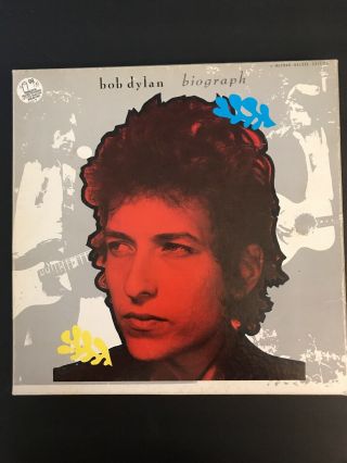 Bob Dylan Biograph 5 Lp Vinyl Box Set,  Records Near W/ Inserts