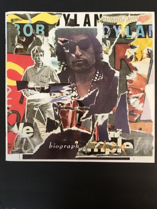Bob Dylan Biograph 5 lp vinyl box set,  Records near W/ Inserts 3