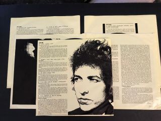 Bob Dylan Biograph 5 lp vinyl box set,  Records near W/ Inserts 4