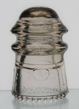 Straw Cd 106 Lynchburg No.  10 Made In U.  S.  A.  Glass Insulator