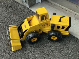 Vintage 1970s 80s Tonka Pressed Steel Metal Loader Construction Truck Toy