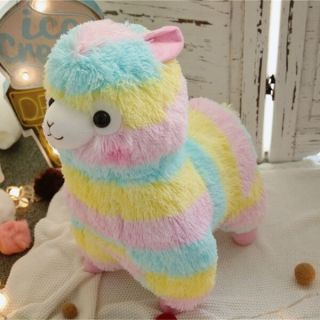 Amuse Rainbow Arpakasso Alpacasso 14 " Colourful Alpaca Plush Doll Japan Toy Gift