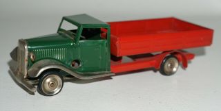 1930s Wyandotte Minic Toys Pressed Steel Stake Truck 5 1/2 Inches Long Aa72