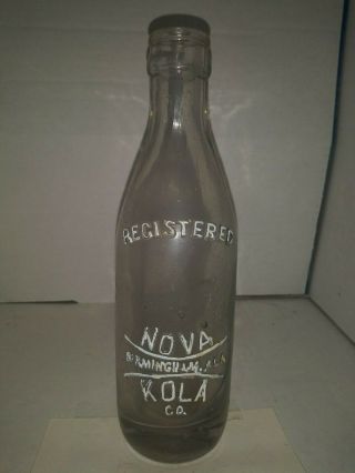 Slug Plate Nova Kola Knockoff Cola Bottle Birmingham Ala.